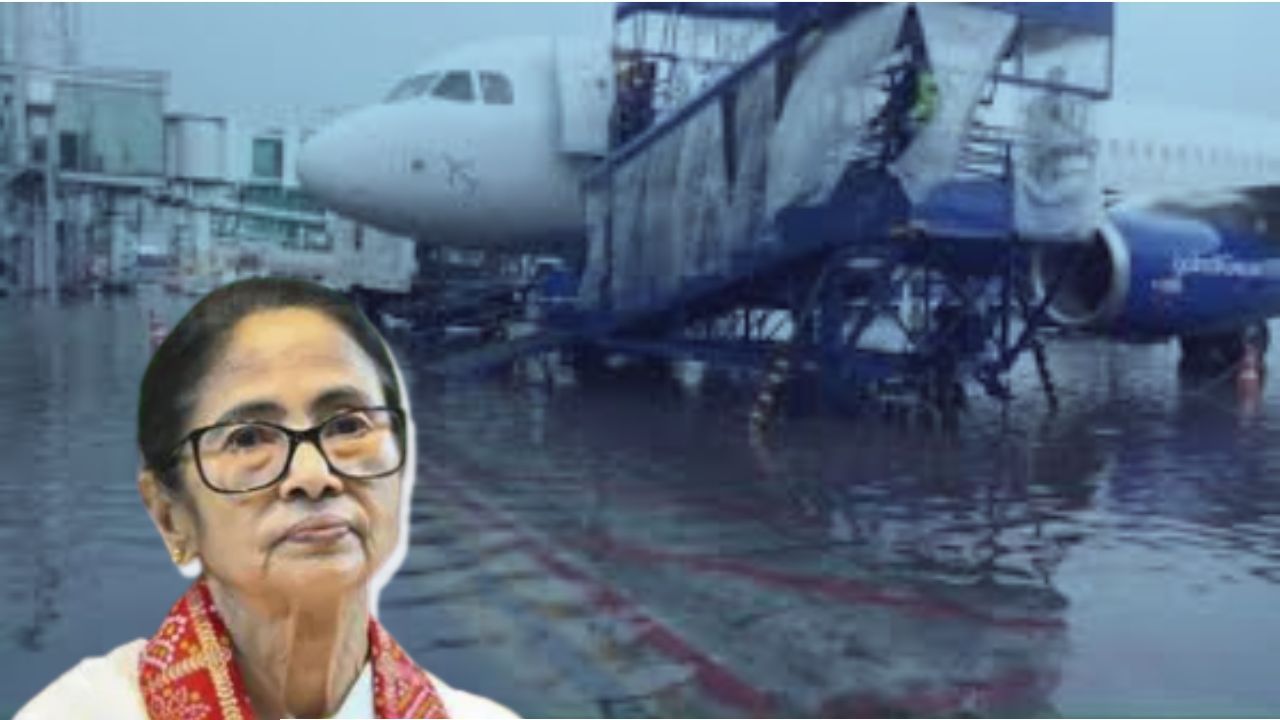 মাঝআকাশে বিপত্তি! প্রবল দুর্যোগে কলকাতায় নামতে পারছে না মুখ্যমন্ত্রীর বিমান