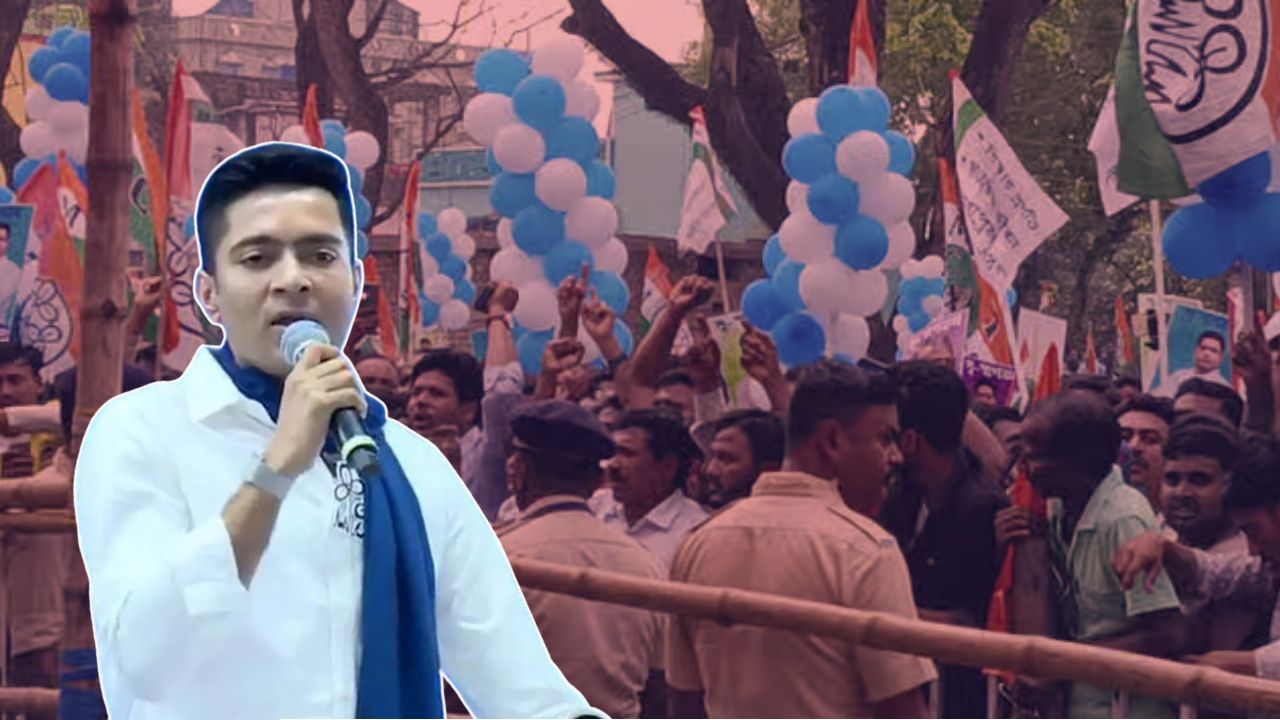নওদায় রণক্ষেত্র অভিষেকের সভামঞ্চ! &lsquo;সেনাপতি&rsquo; আসার আগেই চেয়ার-যুদ্ধ তৃণমূলের দুই গোষ্ঠীর, লণ্ডভণ্ড প্যান্ডেল