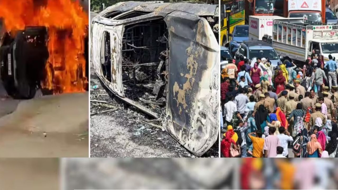 নয়ডায় শ্রমিক বিক্ষোভের নেপথ্যে কি ‘পাক-যোগ’? রণক্ষেত্র সেক্টর ৮০, পুলিশের ওপর ব্যাপক ইটবৃষ্টি!
