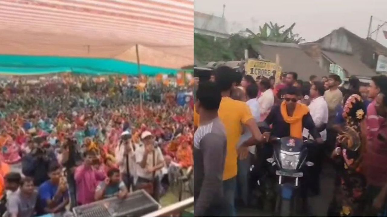 শুভেন্দুর গড়ে প্রচারে বাধা! কাঁথিতে বিজেপি প্রার্থীর মিছিলে ‘হামলা’, প্রতিবাদে পথ অবরোধ সুমিতা সিনহার