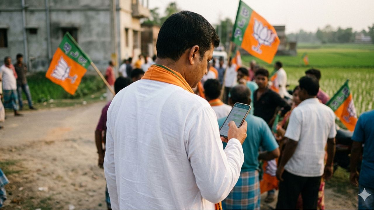ভোটের মুখে উত্তাল নন্দীগ্রাম: শুভেন্দু-ঘনিষ্ঠ বিজেপি নেতার ‘অশালীন’ চ্যাট ঘিরে তুঙ্গে রাজনৈতিক বিতর্ক