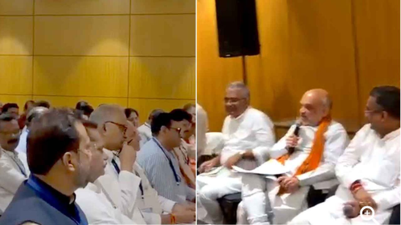 প্রথম দফার ভোটের আগেই দ্বিতীয় দফায় নজর! নেতাদের সঙ্গে মধ্যরাত পর্যন্ত শাহের ম্যারাথন বৈঠক