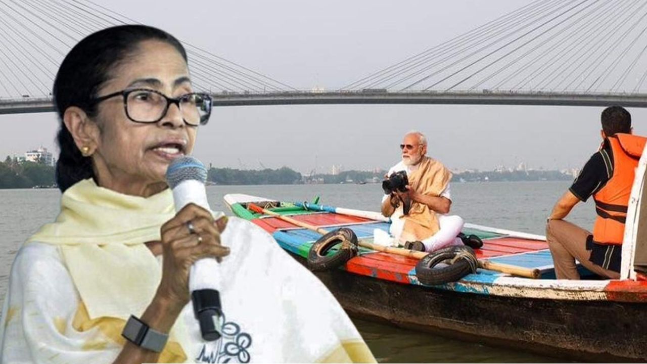 ‘যমুনায় গিয়ে ডুব দিন, তারপর গঙ্গা নিয়ে কথা বলবেন!’ মোদীর নৌকাবিহারে কটাক্ষ মমতার
