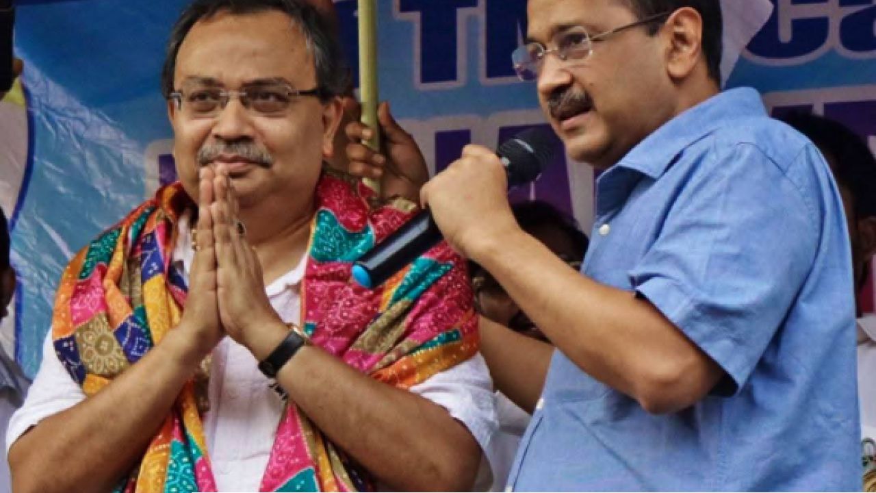 দেশ বাঁচাতে একজোট হোন, বেলেঘাটায় কুণালের প্রচারে তৃণমূলকে সমর্থনের ডাক কেজরিওয়ালের