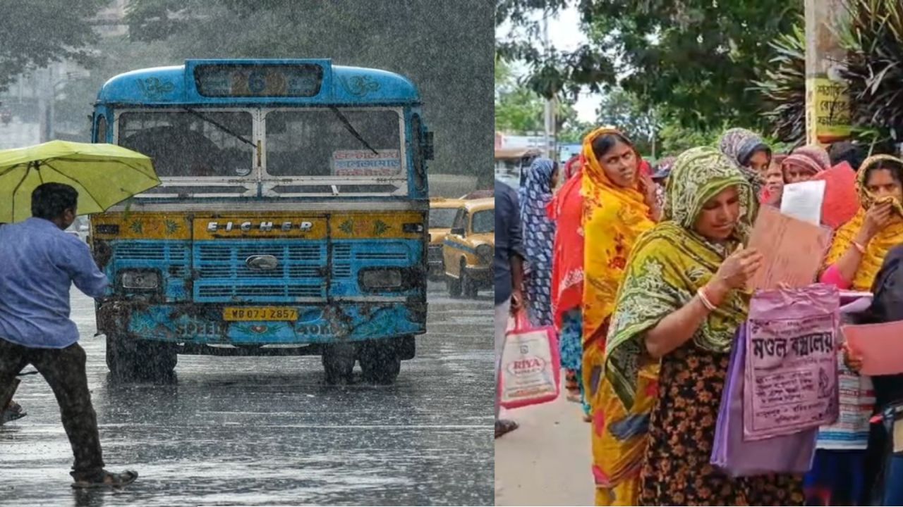 ভোটের বাংলায় বৃষ্টির ভ্রুকুটি, সাত জেলায় ভারী বর্ষণ ও কলকাতায় কালবৈশাখীর পূর্বাভাস
