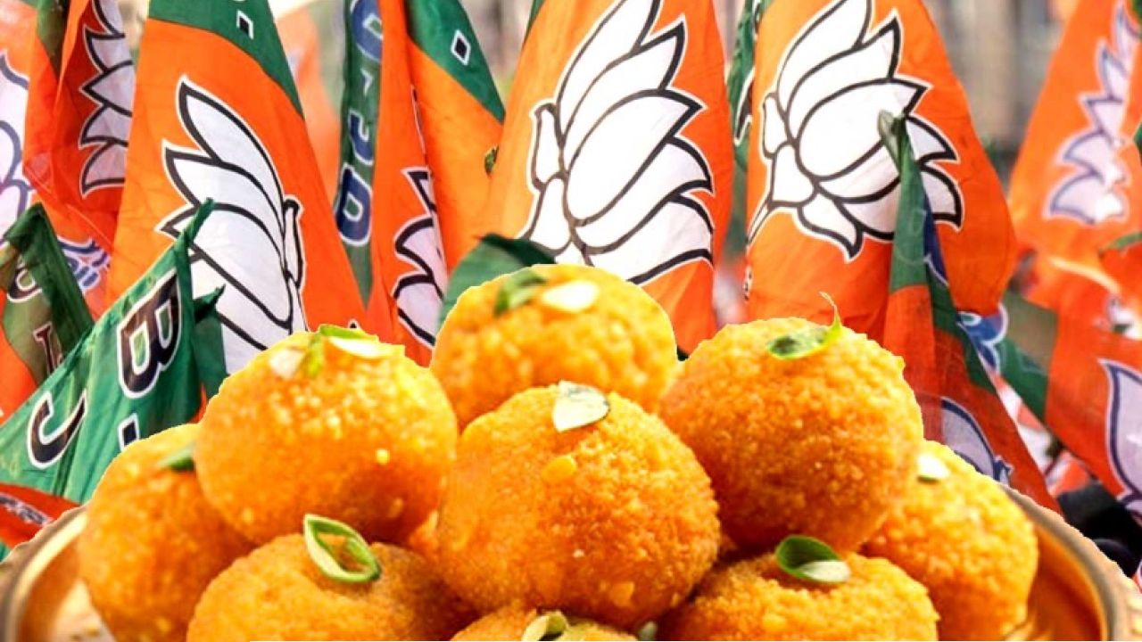 বাংলার ভোটে গেরুয়া হাওয়ায় লাড্ডুর জয়জয়কার! ‘সবুজ’ সরিয়ে রাতারাতি দোকানে দোকানে ‘পদ্ম’ মিষ্টির ধুম
