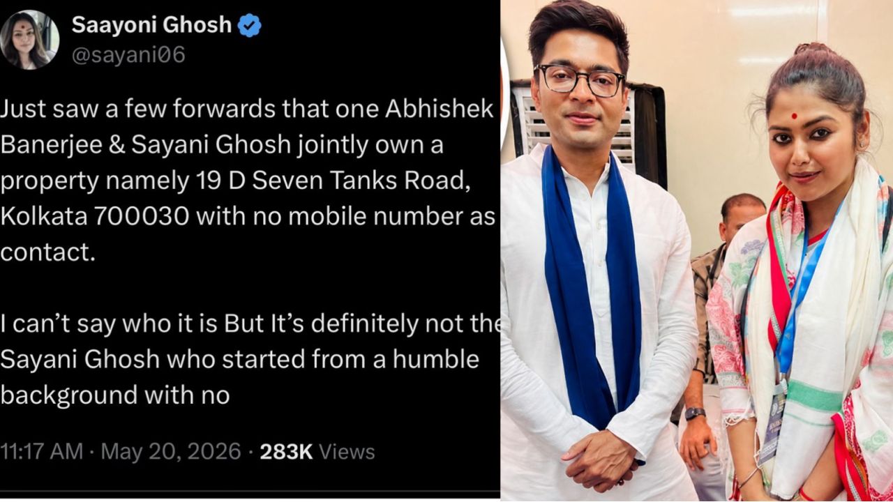অভিষেকের সাথে যৌথ ফ্ল্যাট বিতর্ক! &lsquo;এই ঘোষকে ভয় দেখানো যাবে না&rsquo; মুখ খুললেন সায়নী