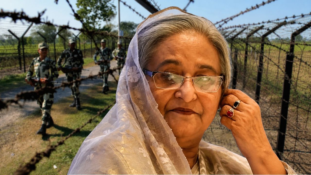 সীমান্তে ভারত বসাল নতুন কাঁটাতার, ওপার থেকে ধেয়ে এল ‘হাসিনা’ হুঙ্কার! কী চাল চালল ঢাকা?