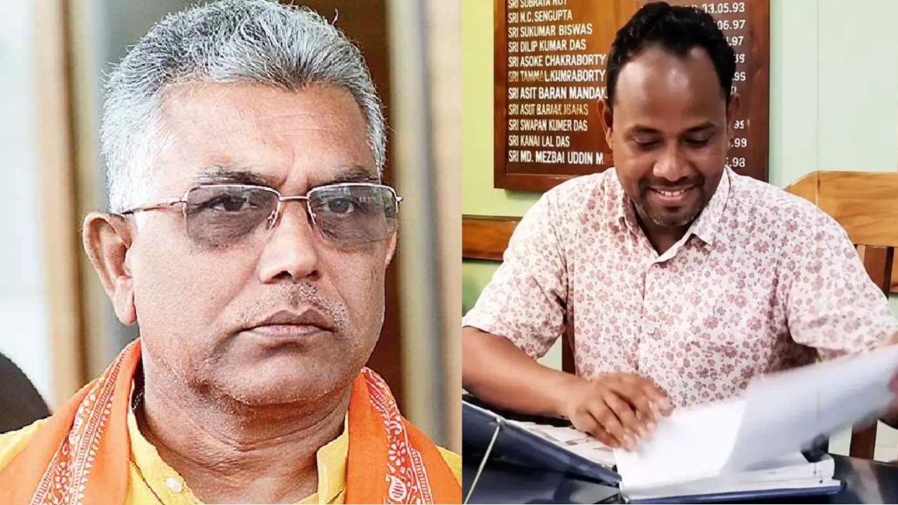 এক রাতেই জামিন খুনের আসামির! &lsquo;সন্ধ্যায় পুলিশের সঙ্গে চা খাচ্ছে&rsquo;, পুলিশের &lsquo;সেটিং&rsquo; ফাঁস করে বিস্ফোরক মন্ত্রী দিলীপ ঘোষ
