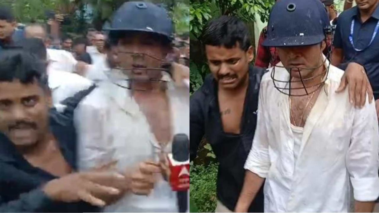 সোনারপুরে আক্রান্ত অভিষেক! ‘চোর’ স্লোগানের মাঝেই চলল চড়-ঘুসি, ডিম-জুতো থেকে বাঁচতে মাথায় দিলেন হেলমেট!
