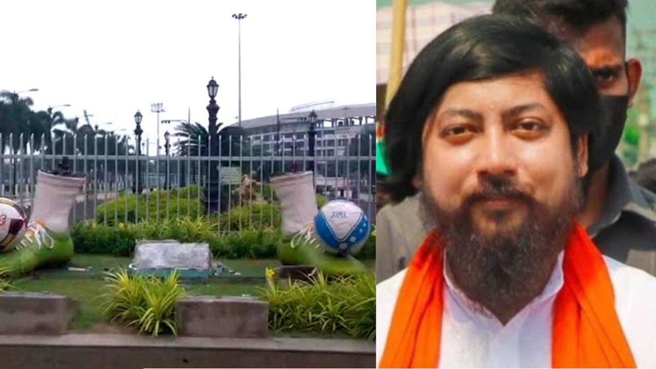পিকে-চুনী কেউ নন! যুবভারতীর সেই ‘অদ্ভুত’ মূর্তি সরিয়ে খোদ ক্রীড়ামন্ত্রীর কী এই মেগা প্ল্যান?