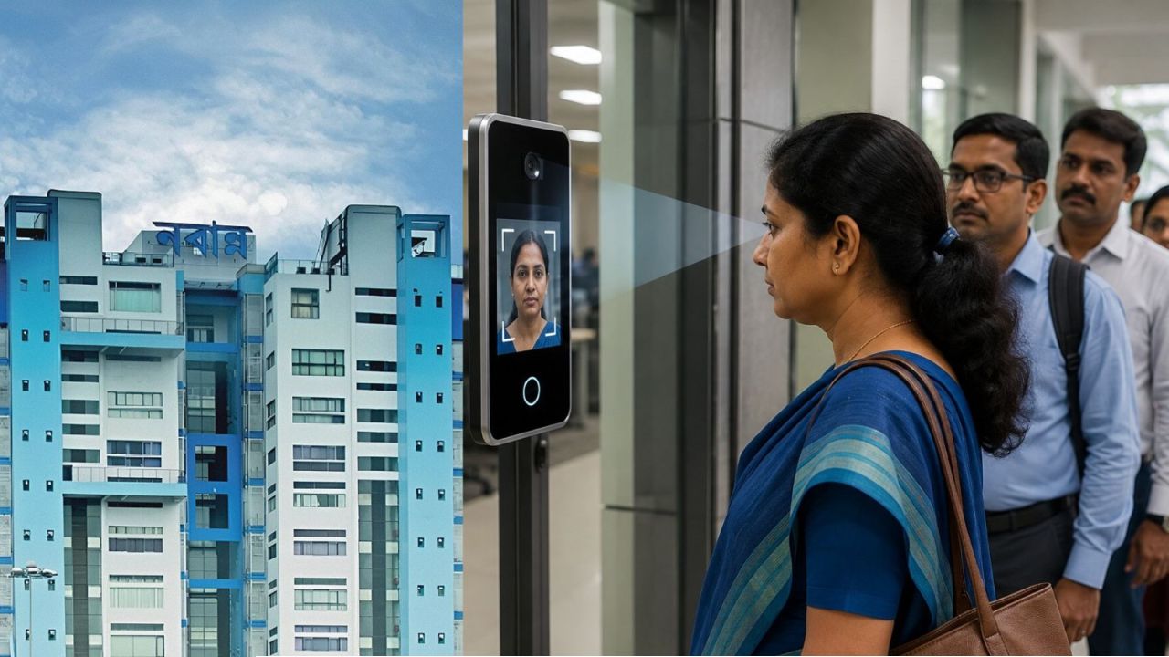 ফাঁকি দিলেই কড়া শাস্তি! ৩ দিন লেট করলেই কাটা যাবে ছুটি, সরকারি কর্মীদের টাইট দিতে নবান্নে বসছে ‘ফেস রিকগনিশন বায়োমেট্রিক’