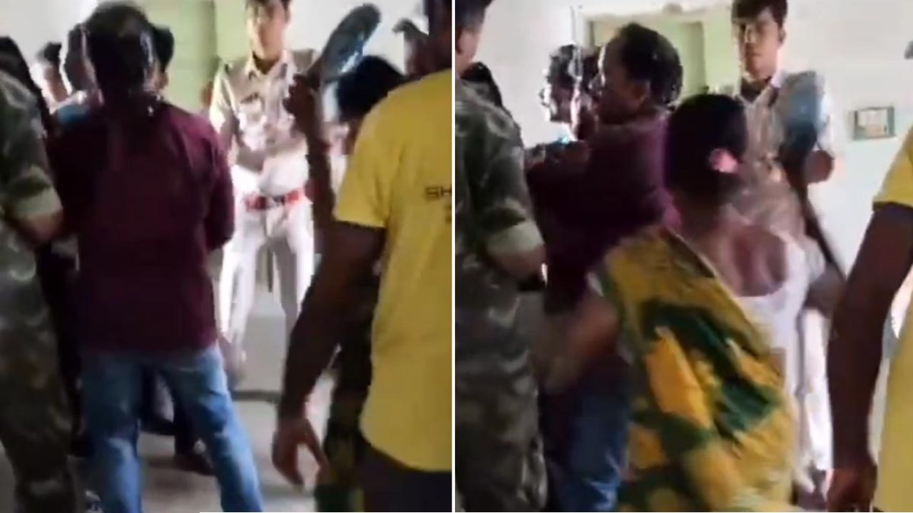  স্কুলে আশ্রয় নিয়েও রক্ষা হয়নি, জনতার রোষে গৌতম পাত্র; পরে উদ্ধার পুলিশের 