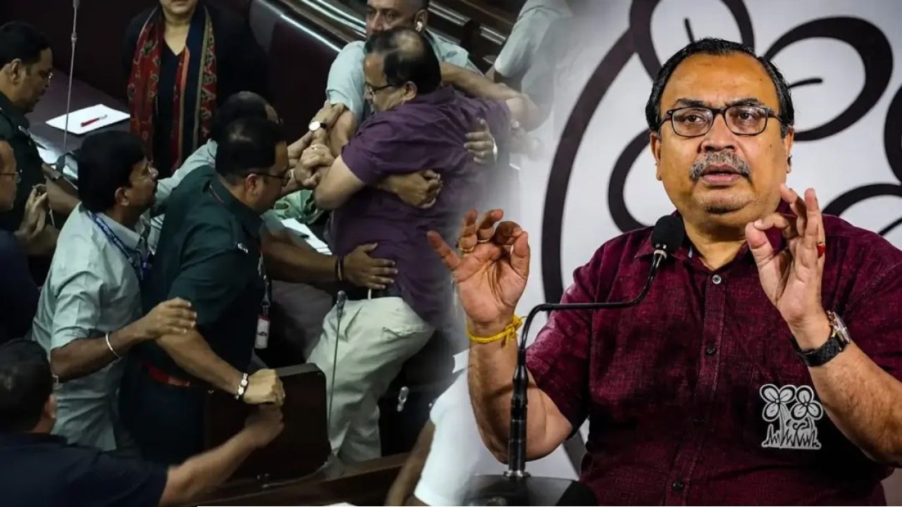 দুই তৃণমূলের রক্তক্ষয়ী সংঘাত! মার্শাল ডেকে কুণালকে সাসপেন্ড করলেন স্পিকার