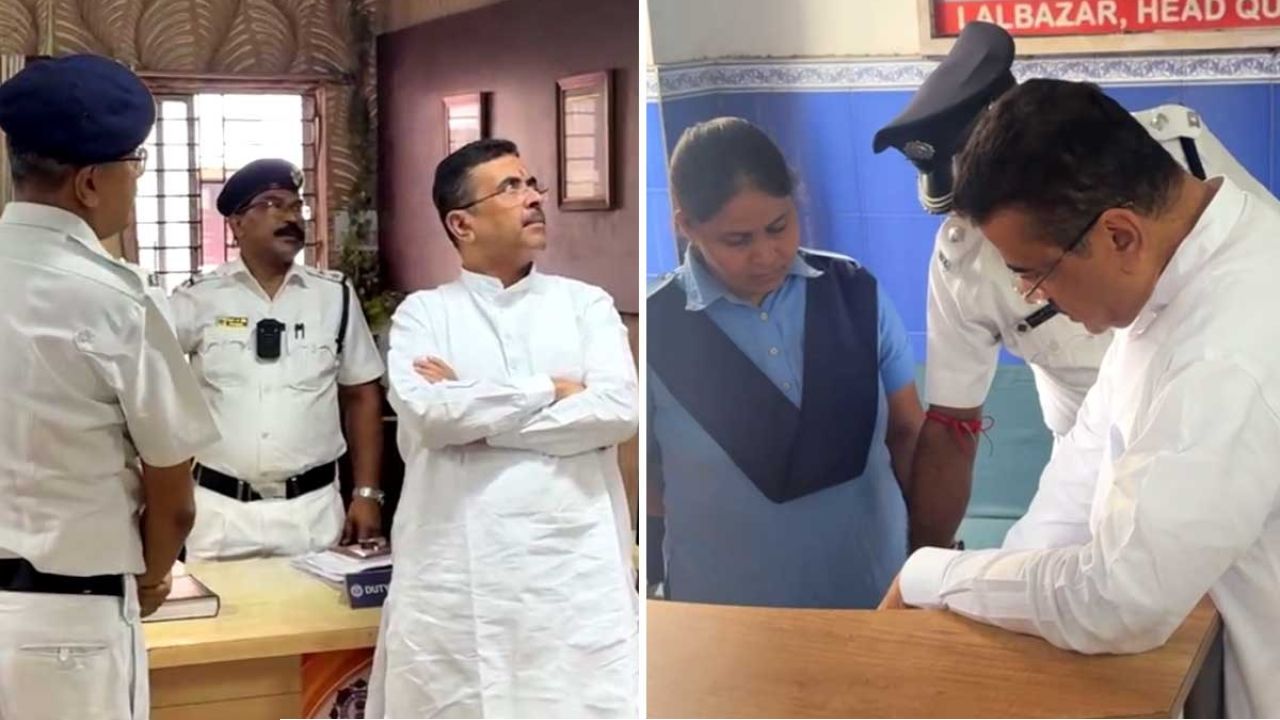 আগাম খবর নেই! আচমকাই থানায় হাজির মুখ্যমন্ত্রী শুভেন্দু, খতিয়ে দেখলেন পুলিশের প্রস্তুতি