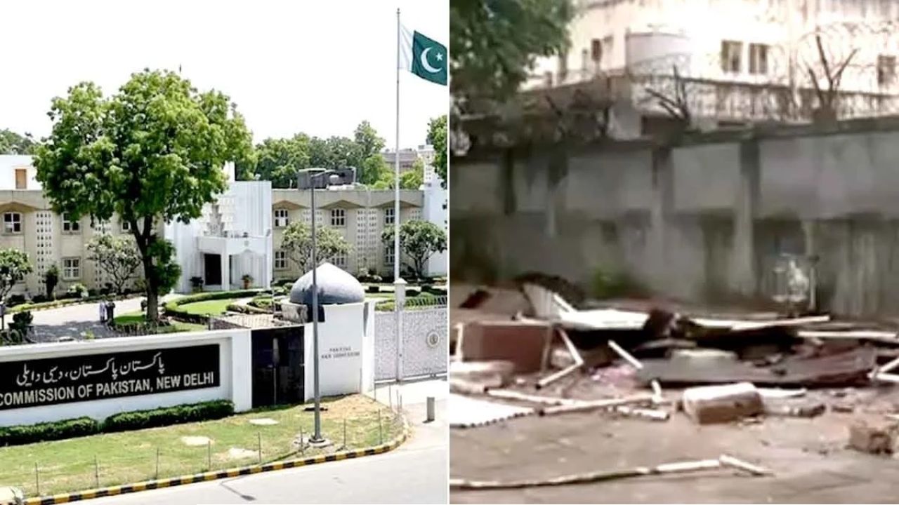 দিল্লিতে পাক হাই কমিশনে বুলডোজার! কী কারণে ভাঙা হল একাধিক কাঠামো? 