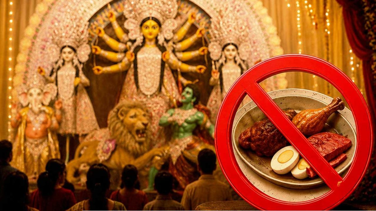 পুজোয় মাংস-মাছ নিয়ে এবার কড়াকড়ি? মণ্ডপ ঘিরে বিশ্ব হিন্দু পরিষদের দাবি ঘিরে বিতর্ক 