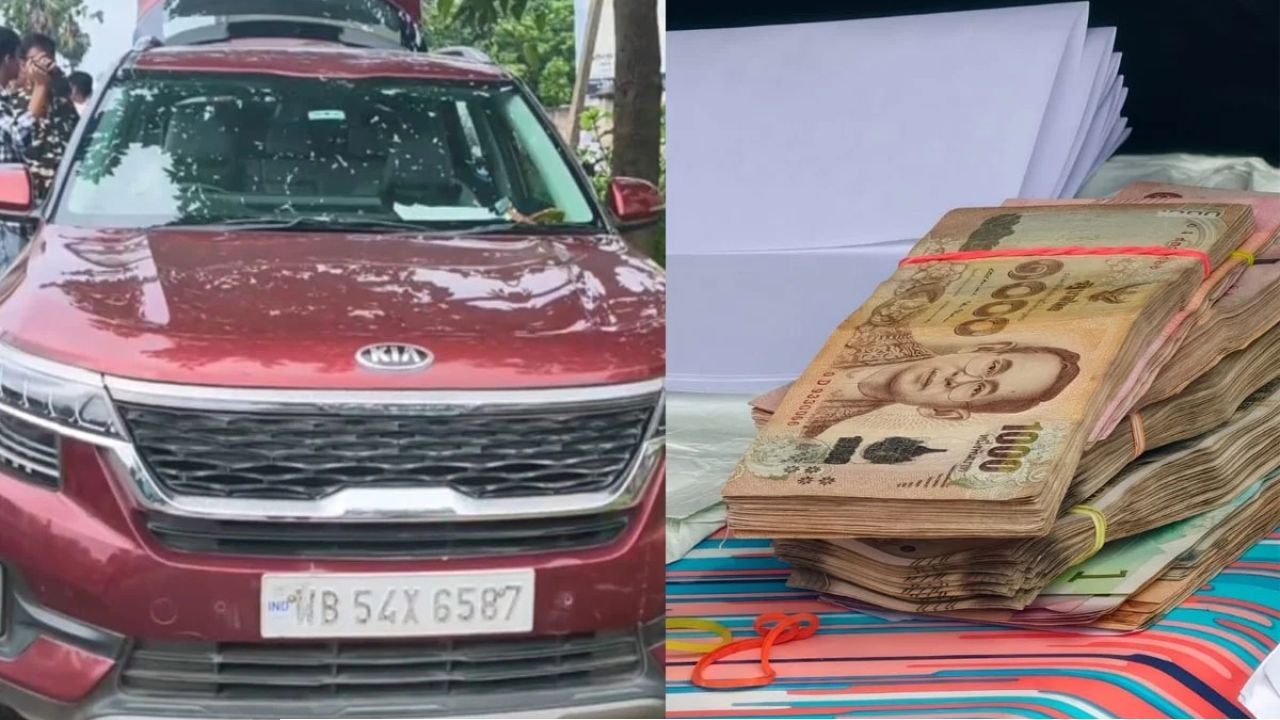 টুলুর আত্মীয়ের গাড়িতে বিদেশি মুদ্রা! বোলপুরের নাকা চেকিংয়ে হাওয়ালা-যোগের জল্পনা