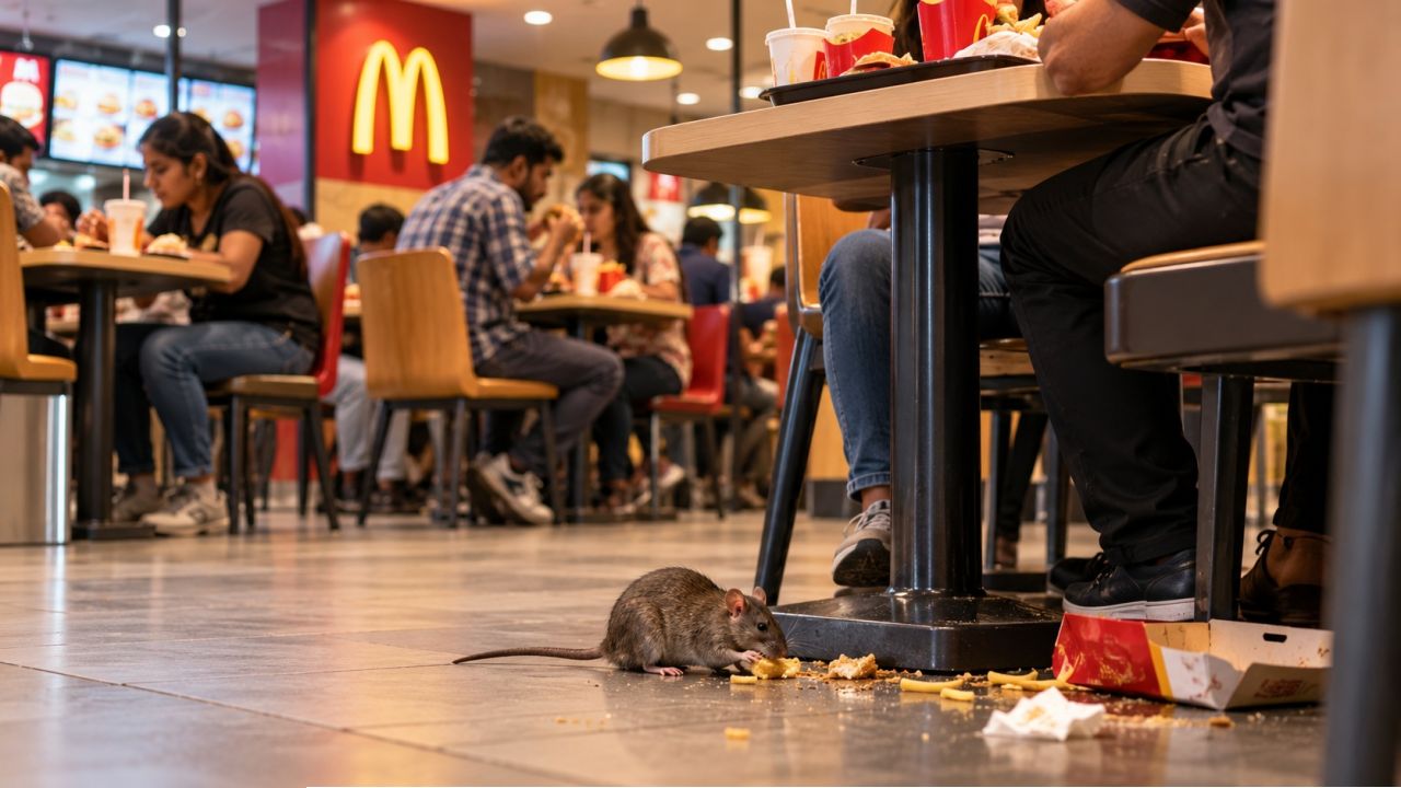 McDonalds Controversy: 'ঘিনঘিনে' কাণ্ড নামী ফাস্টফুড আউটলেটে! ডাইনিং টেবিলে ইঁদুরের অবাধ নাচ, ভাইরাল ভিডিও ঘিরে তীব্র চাঞ্চল্য