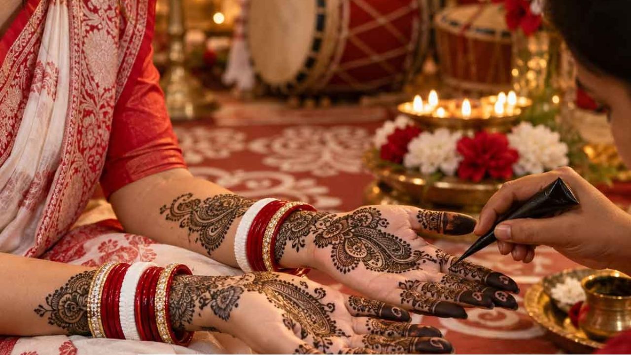 Black Mehendi Side Effects: পুজোর সাজে গাঢ় মেহেন্দির শখ? দ্রুত কালো হয়ে যাওয়া রঙের নেপথ্যে লুকিয়ে কী বিপদ?  