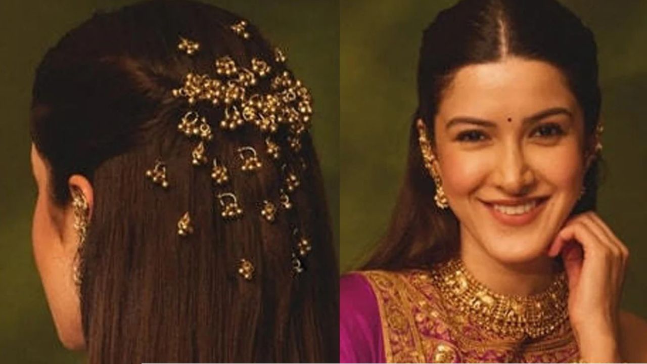 Durga Puja Hairstyle: চুলে হঠাৎ টুংটাং শব্দ, নজর কাড়বে আপনার লুক! পুজোর আগে জেনে নিন ভাইরাল ‘ঘুংরু’ হেয়ারস্টাইলের কায়দা 