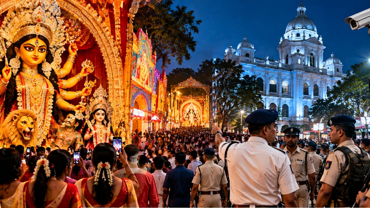  Durga Puja 2026: শহরজুড়ে পুজোর আমেজ, নজরদারিতে লালাবাজার! পঞ্চমীতে আইনভঙ্গকারীদের বিরুদ্ধে কী পদক্ষেপ পুলিশের? 