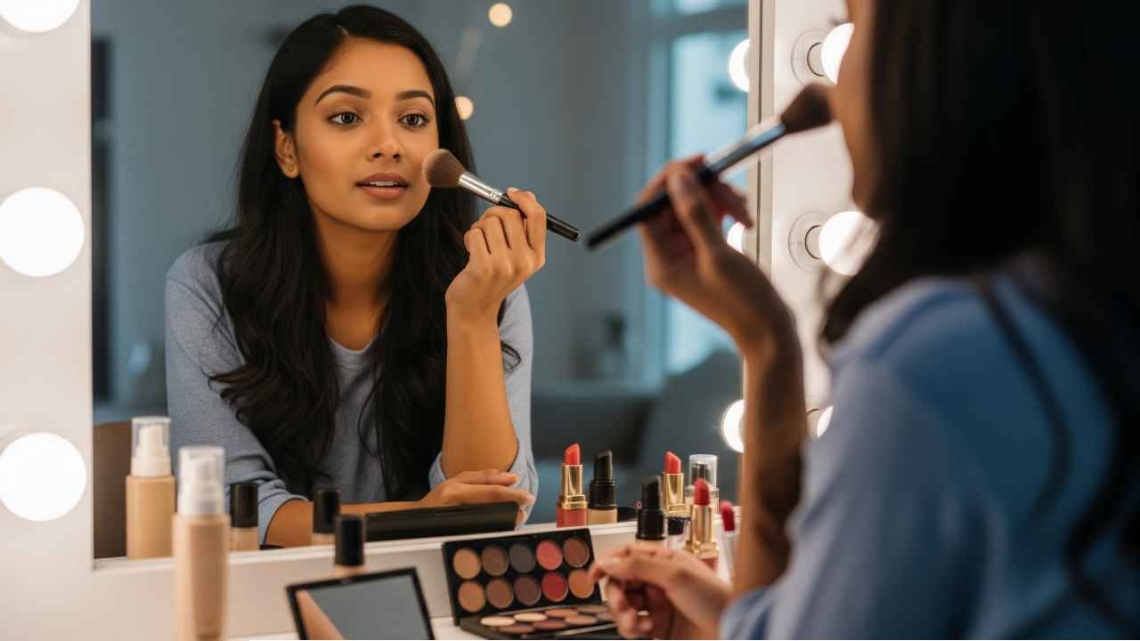 Puja makeup tips : পুজোর সময় মেকআপ গলে যাওয়ার ভয় পাচ্ছেন ? দোষটা ফাউন্ডেশন -এর নয়! জেনে নিন ভুল কোথায় 