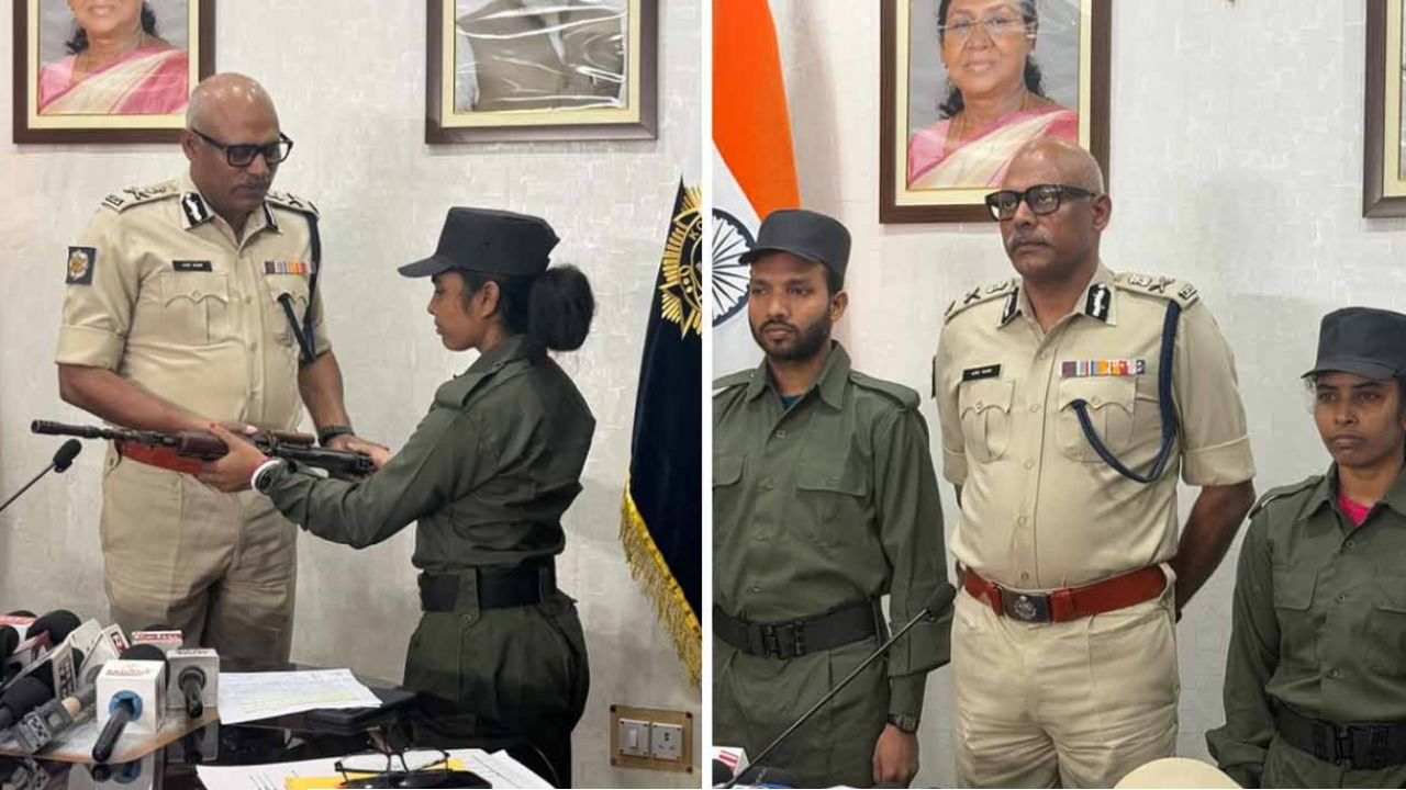 Maoist Surrender: বন্দুকের নল ছেড়ে সোজা পুলিশের সামনে! সারান্ডার ত্রাস মাওবাদী দম্পতি কেন লালবাজারে?